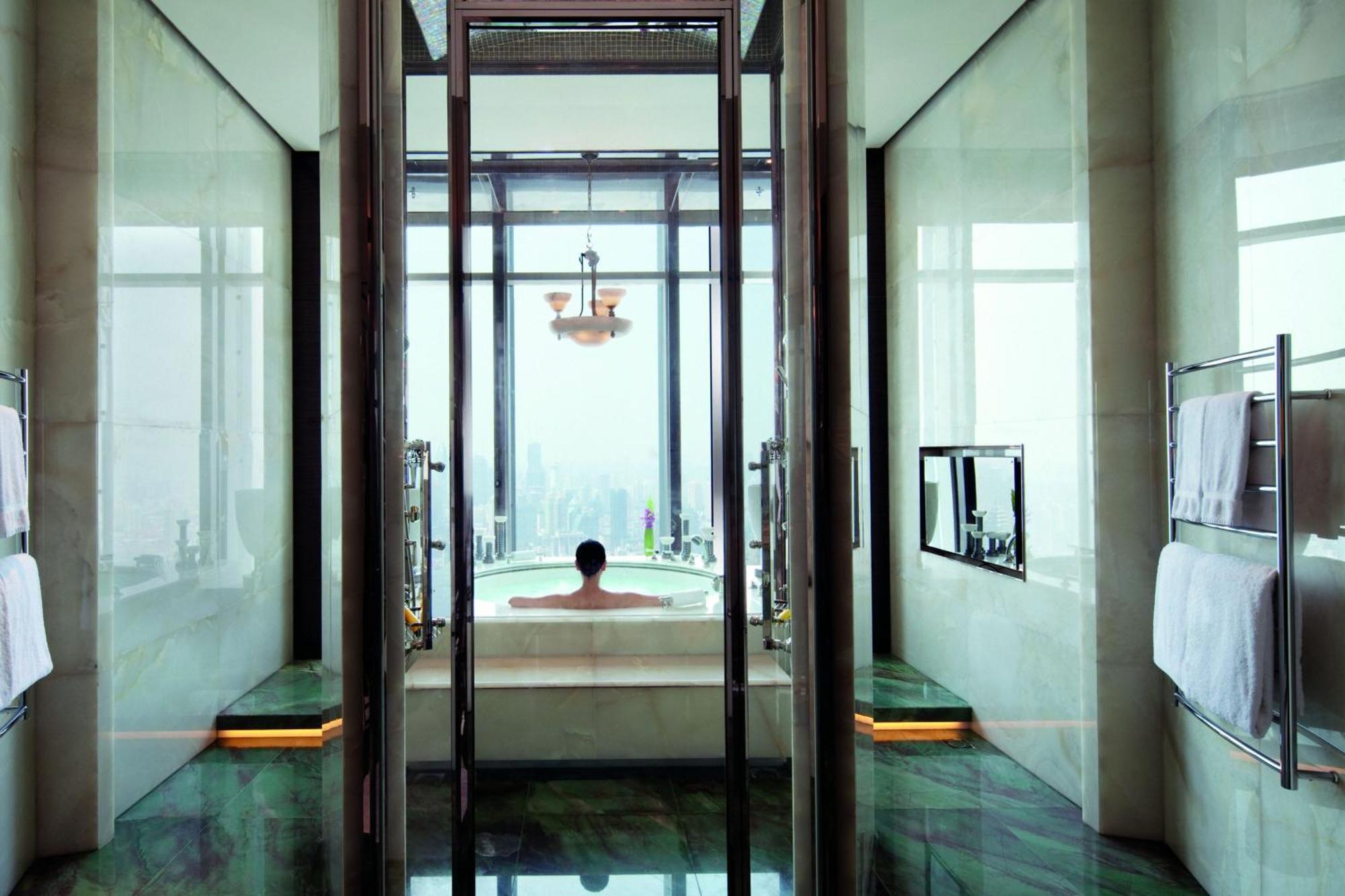 The Ritz-Carlton Shanghai, Pudong Xangai Exterior foto