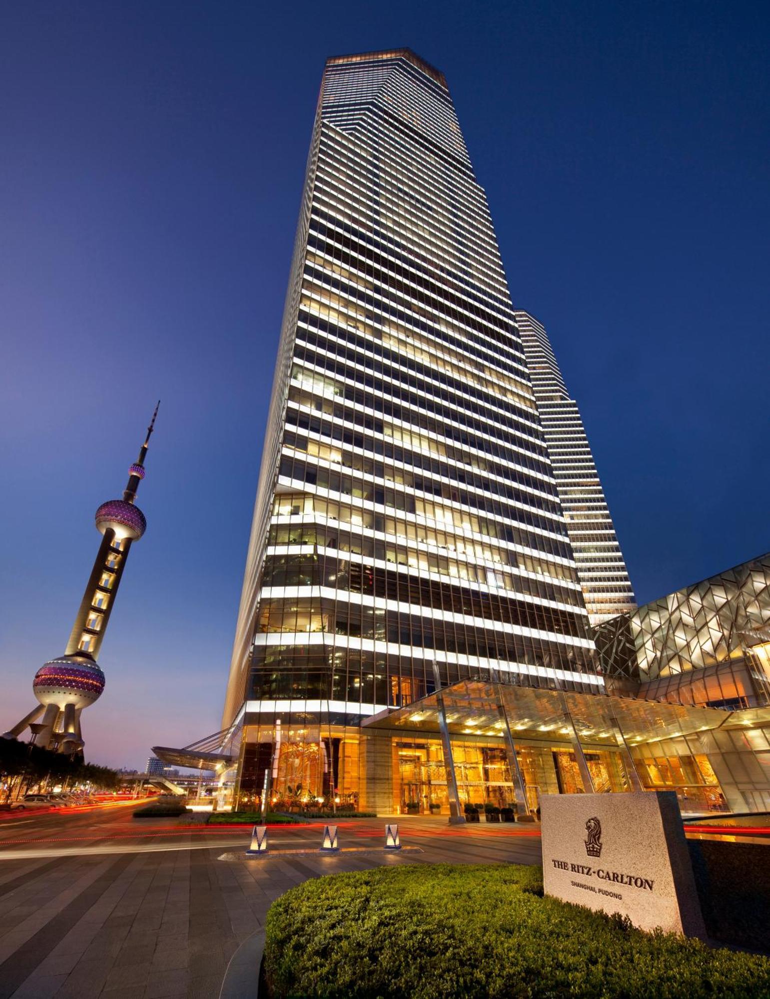 The Ritz-Carlton Shanghai, Pudong Xangai Exterior foto